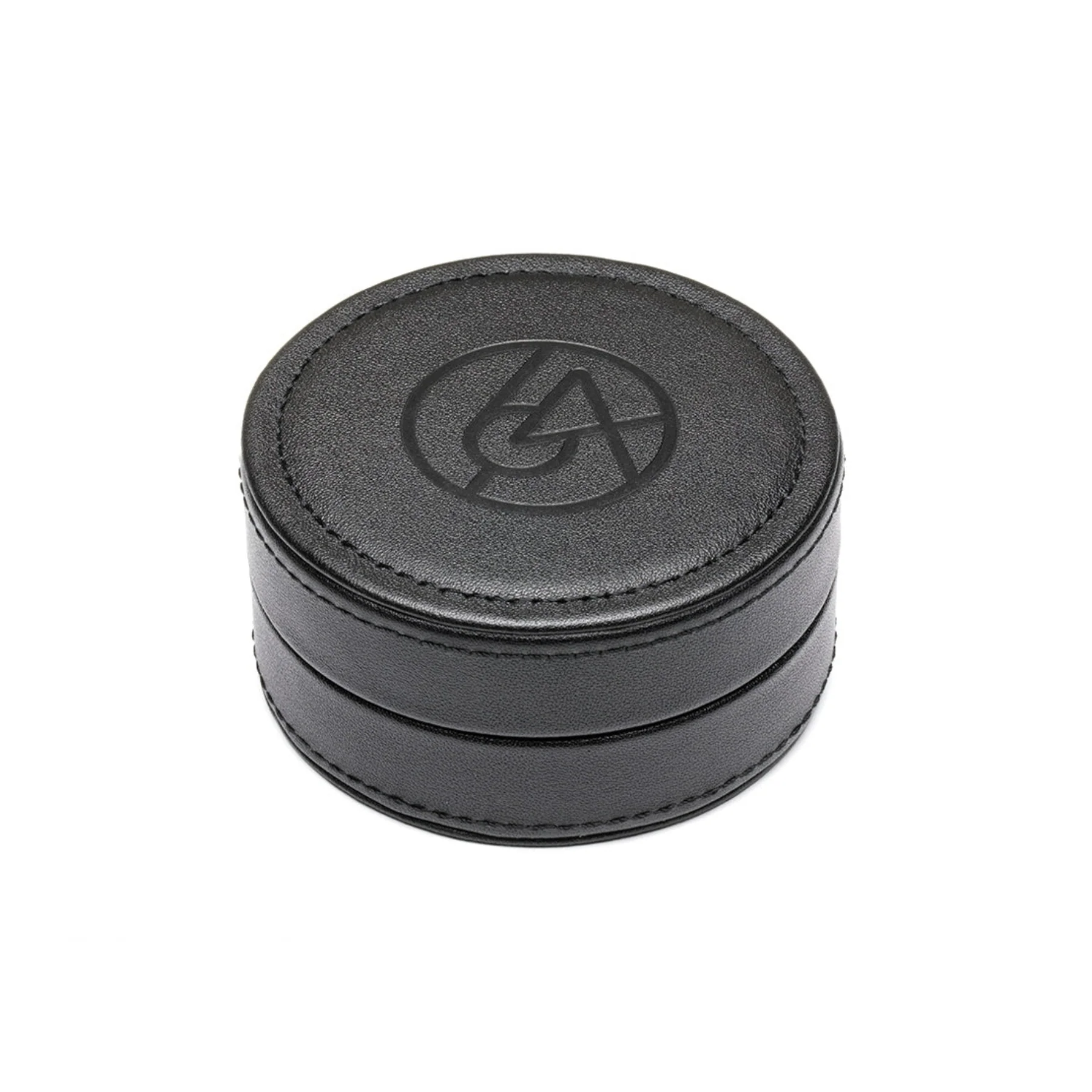 64 Audio Black Leather Earphone Case