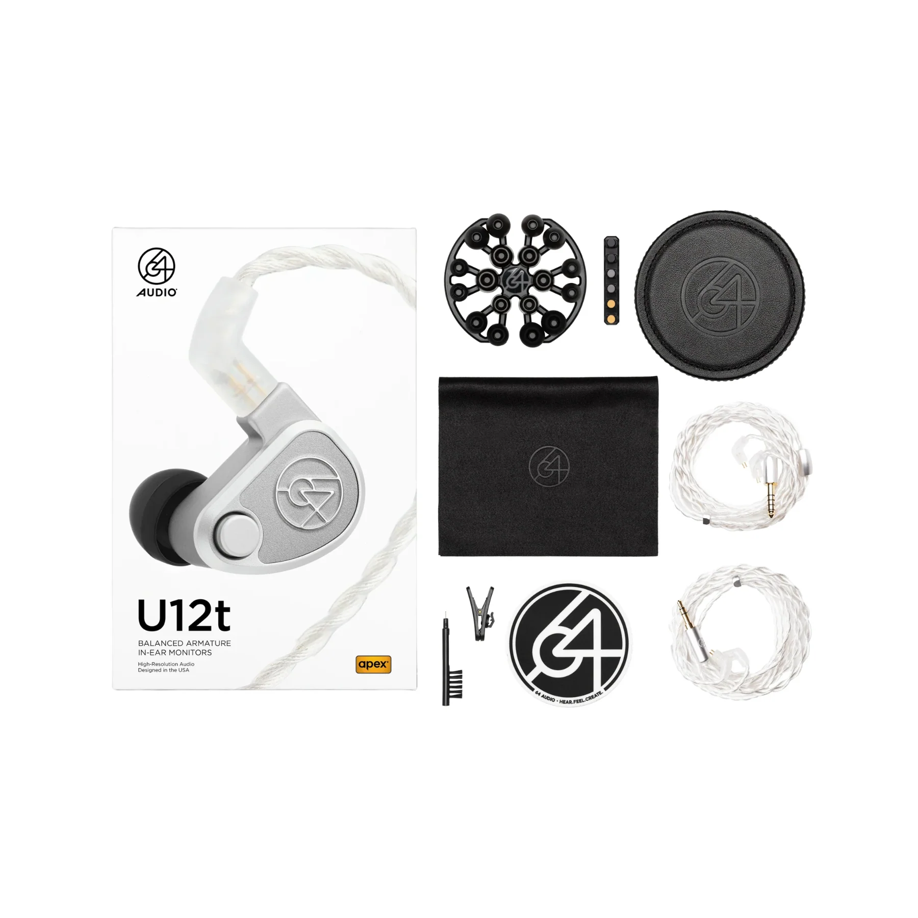 64 Audio U12t Universal In-Ear Monitors - Clearance / Open Box - Image 4