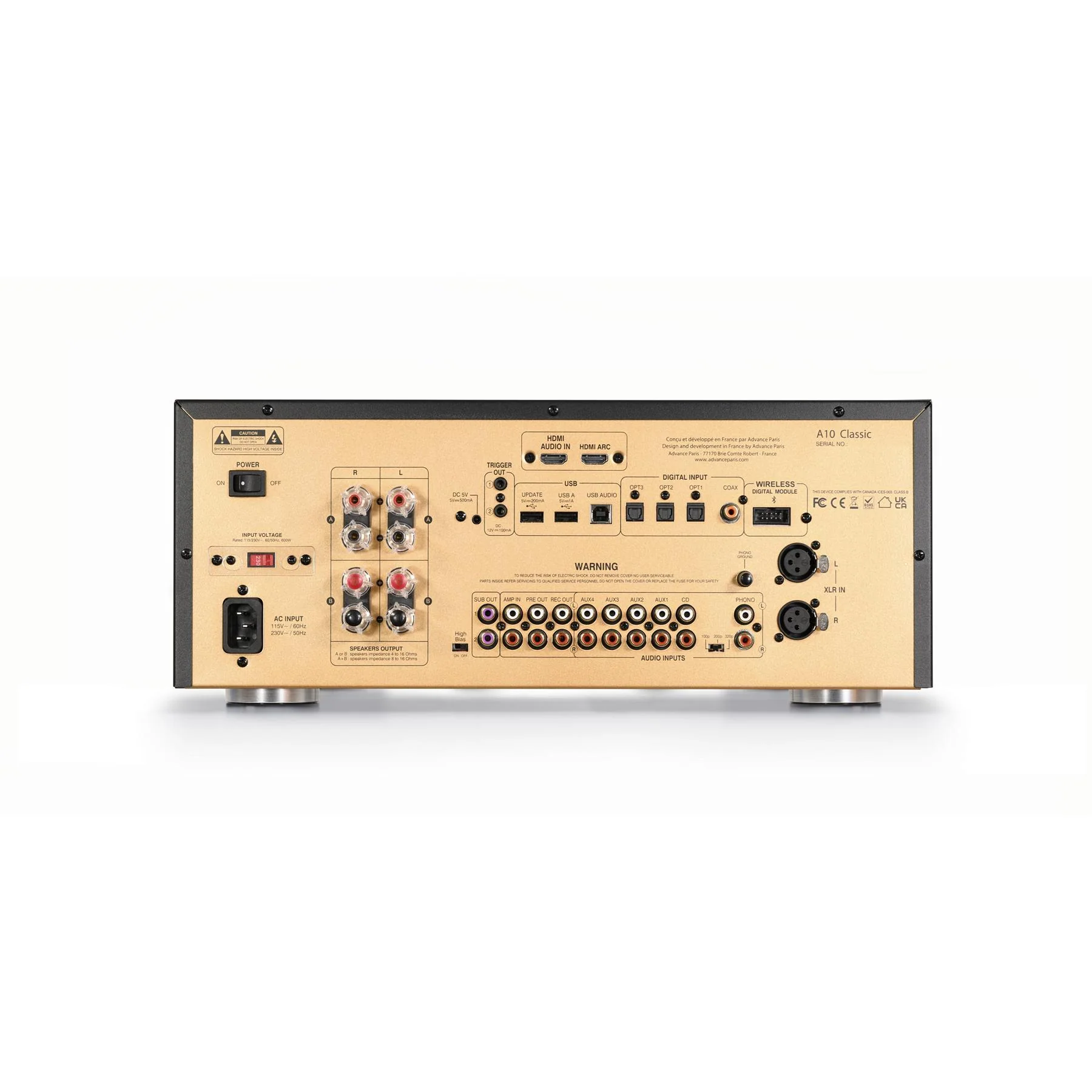 Advance Paris A10 Classic Integrated Amplifier - Image 3