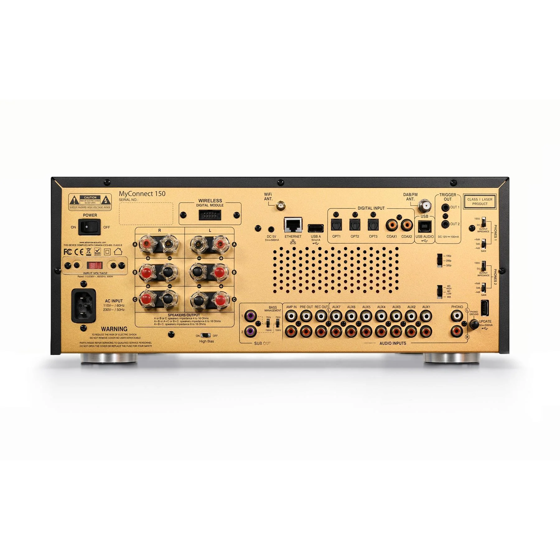 Advance Paris MyConnect 150 All-In-One Integrated Amp Streamer with CD Player - Image 2
