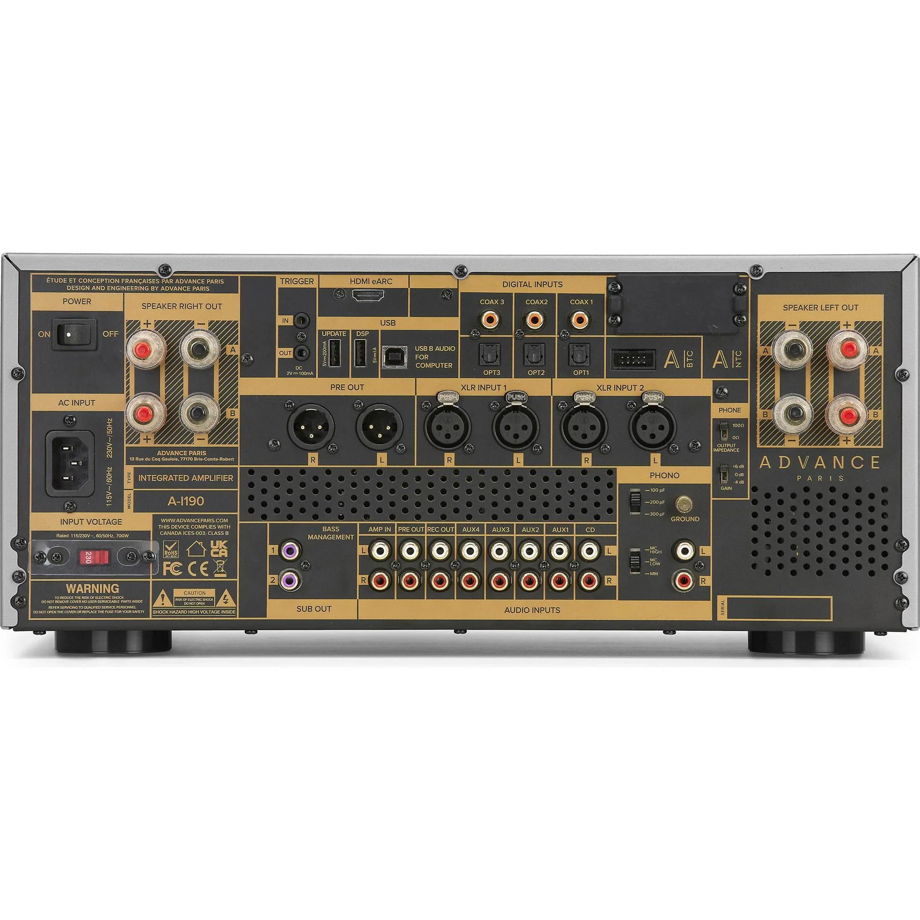 Advance Paris NOVA A-i190 Integrated Amplifier - Image 6