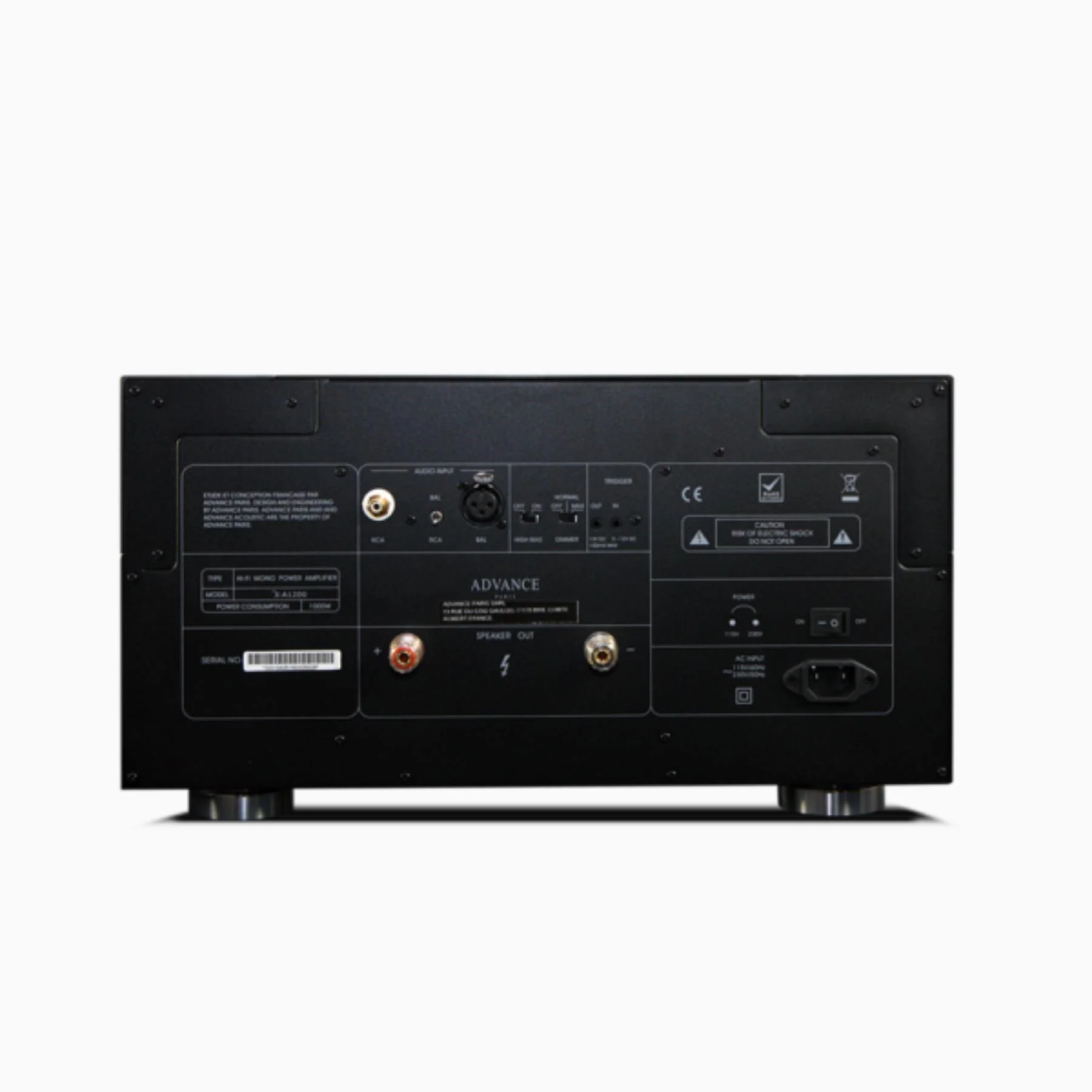 Advance Paris X-A1200 Monophonic Power Amplifier - Image 2