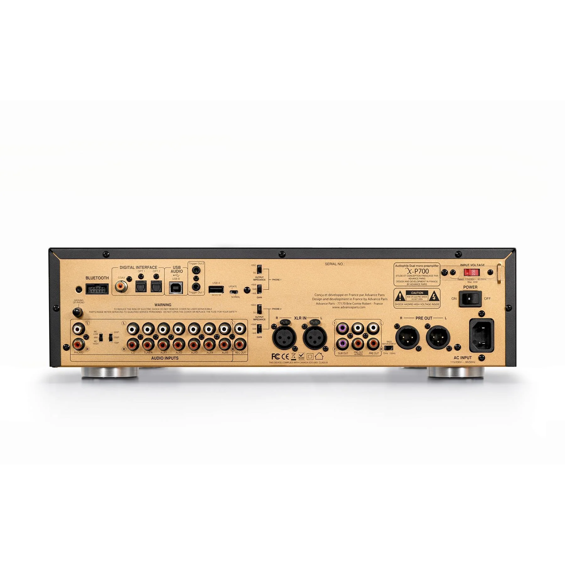 Advance Paris X-P700 Stereo Preamplifier - Image 2