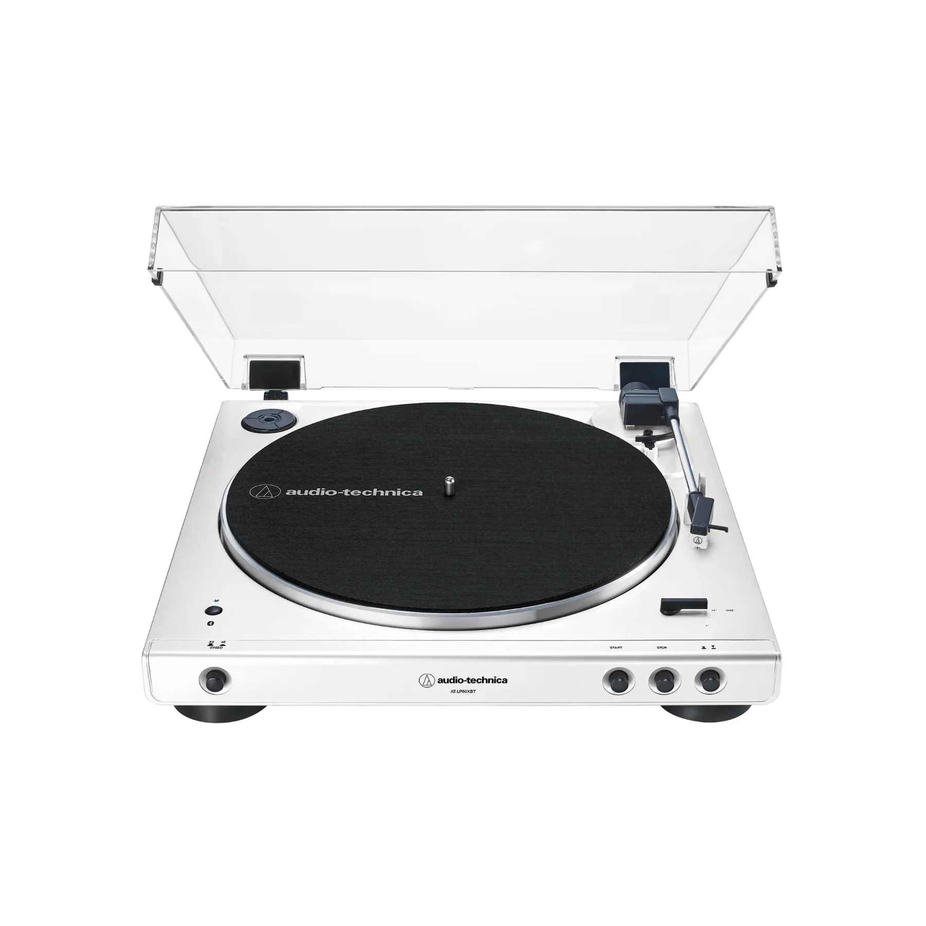 Audio Technica AT-LP60XBT Fully Automatic Bluetooth Turntable - White