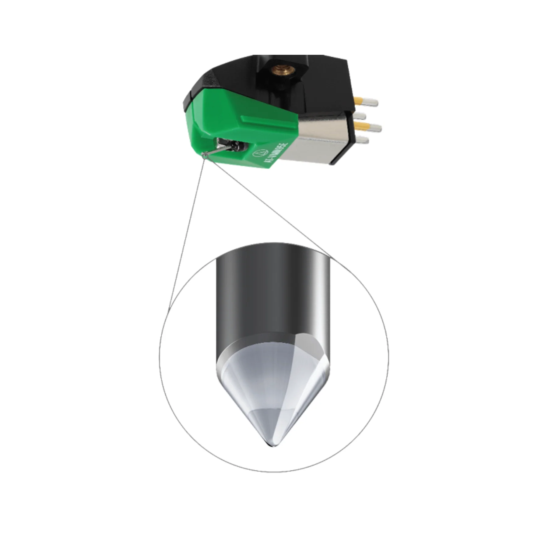 Audio Technica AT-VM95E/H Cartridge Headshell Combo - Image 3