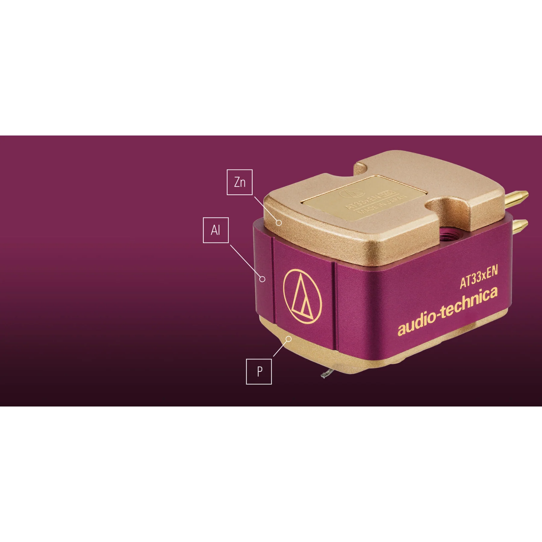 Audio Technica AT33xEN Dual Moving Coil Stereo Cartridge - Image 5