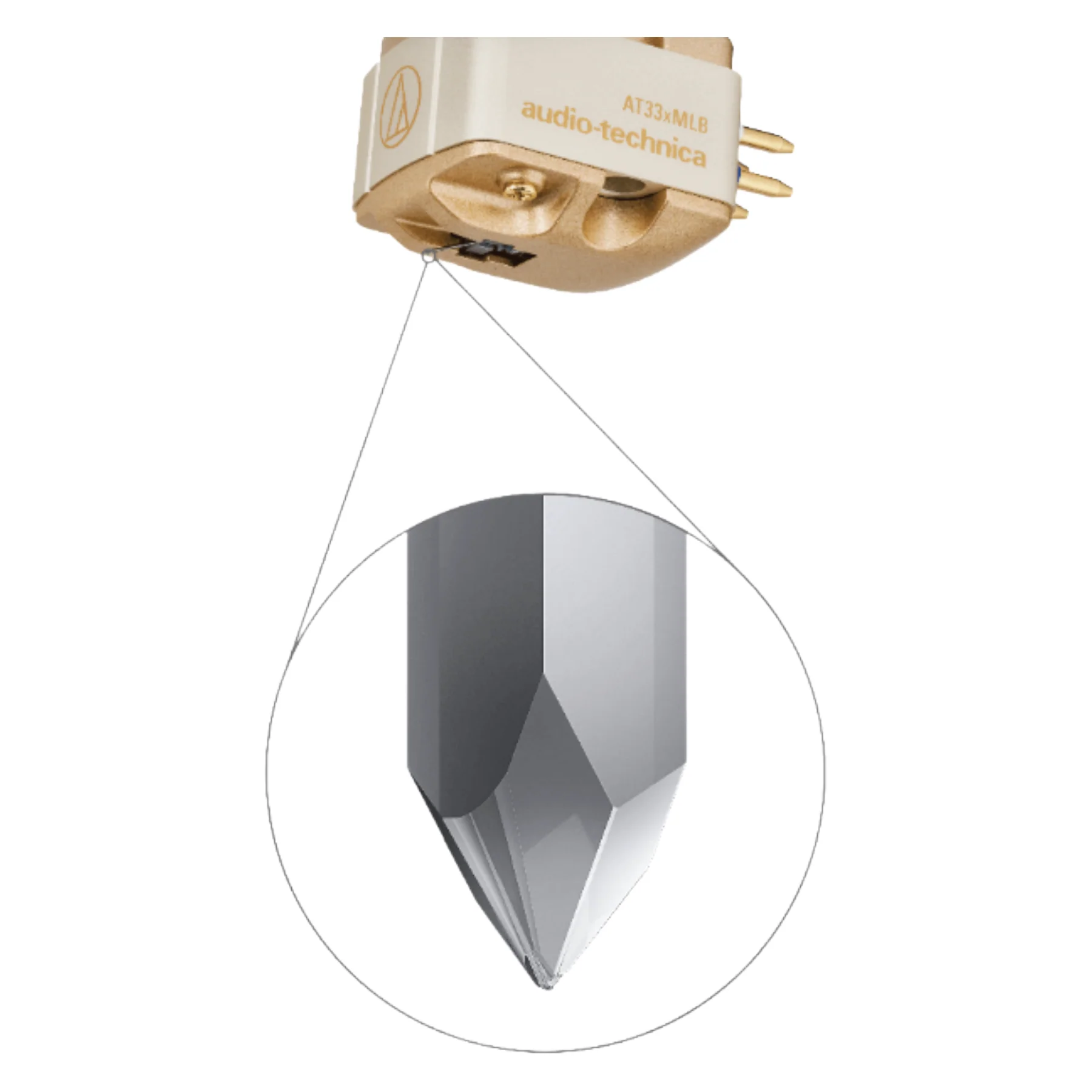 Audio Technica AT33xMLB Dual Moving Coil Stereo Cartridge - Image 3