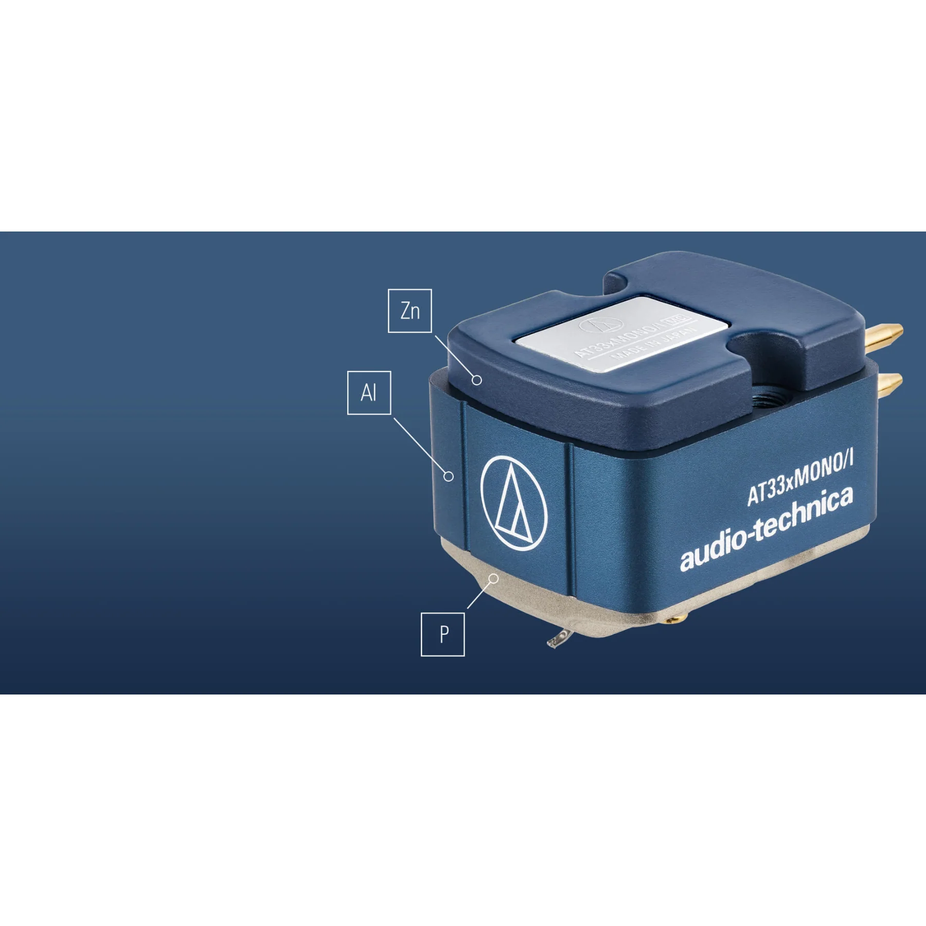Audio Technica AT33xMONO/I – Dual Moving Coil Monaural Cartridge - Image 4