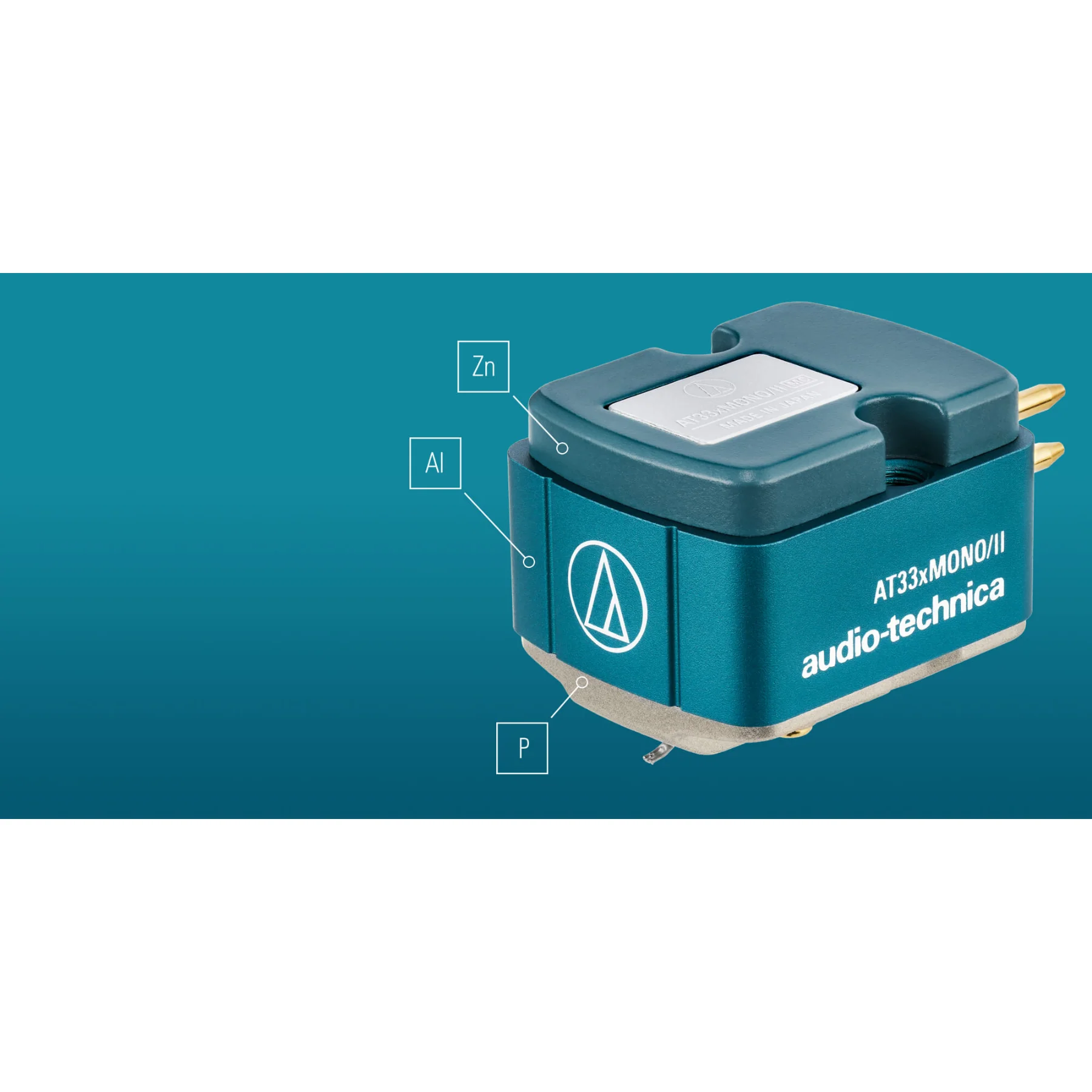 Audio Technica AT33xMONO/II Dual Moving Coil Monaural Cartridge - Image 5