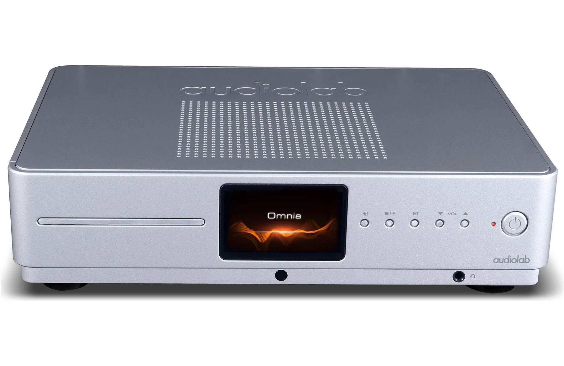 Audiolab Omnia Stereo integrated amplifier with built-in CD player, DAC, Wi-Fi®, and Bluetooth® (Silver) - Clearance/ Open Box - Image 3