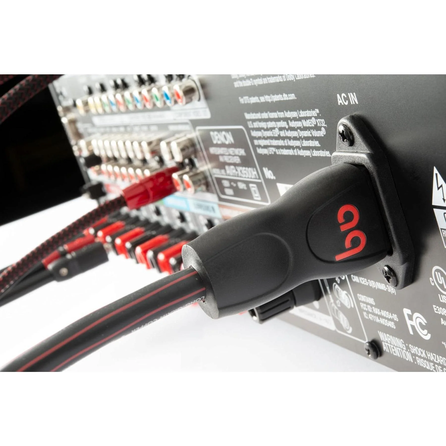 AudioQuest NRG-X3 Power Cable (C5 > 3-Prong Wall Plug) - Image 2