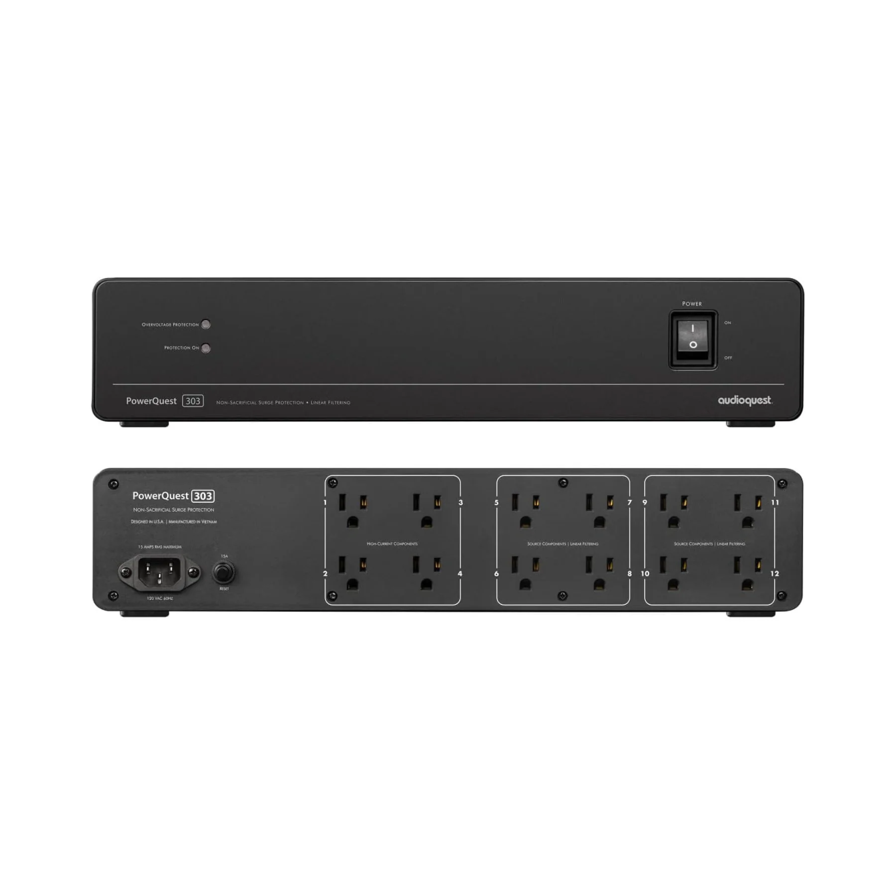 AudioQuest PowerQuest 303 AC Power Conditioner and Surge Protector - Clearance / Open Box - Image 2