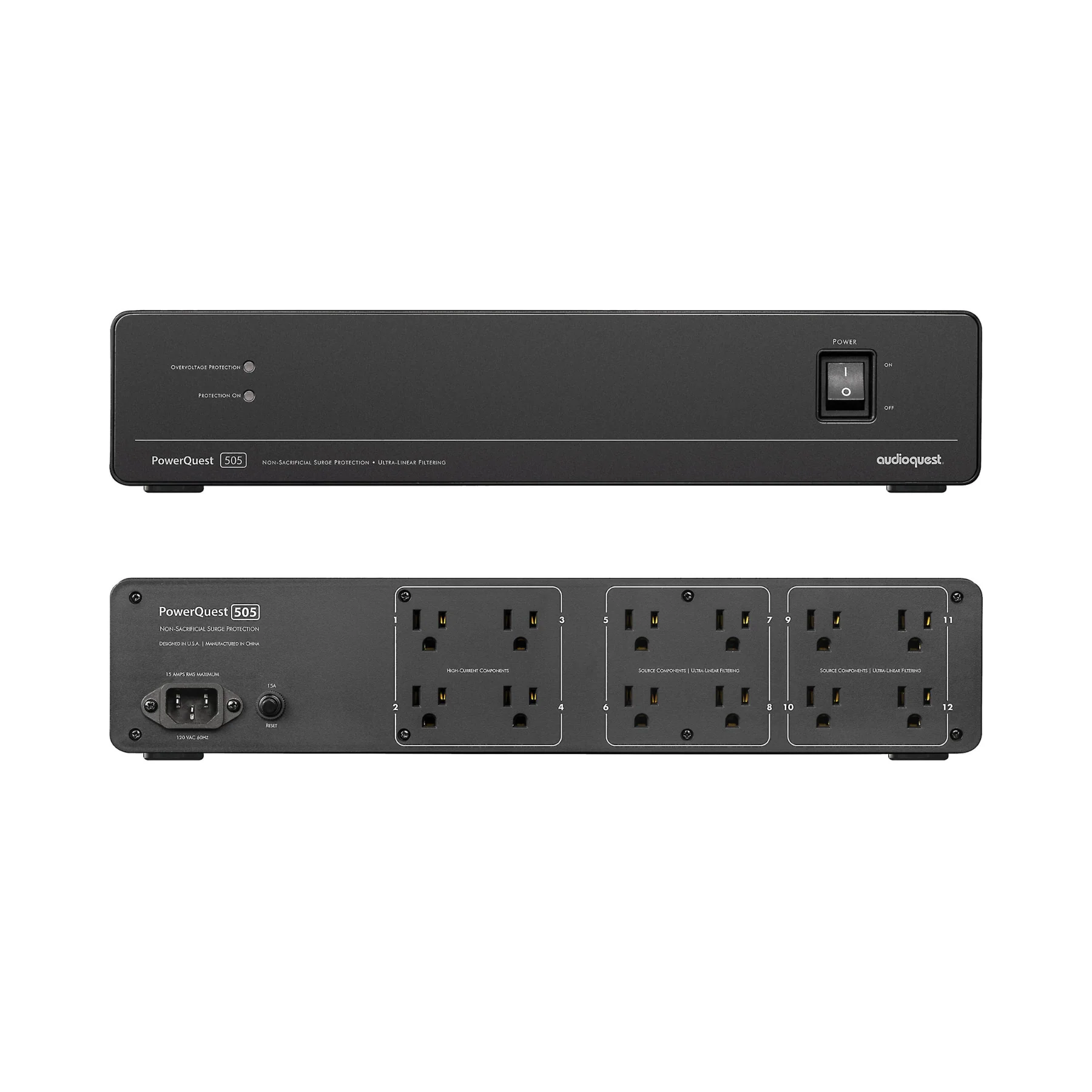 AudioQuest PowerQuest 505 AC Power Conditioner and Surge Protector - Clearance / Open Box - Image 2