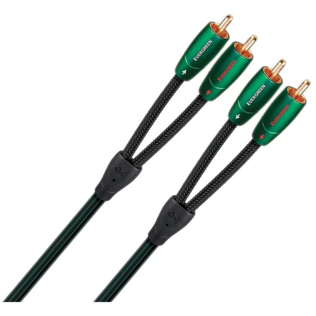 Audioquest RCA to RCA cable Evergreen - 1m Analog-Audio Interconnect Cable - Image 2
