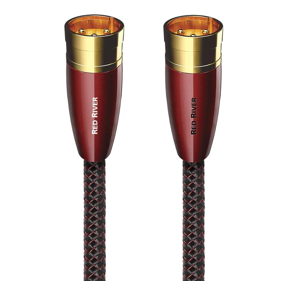 AudioQuest Red River XLR Audio Interconnect Cables - Pair - Image 3