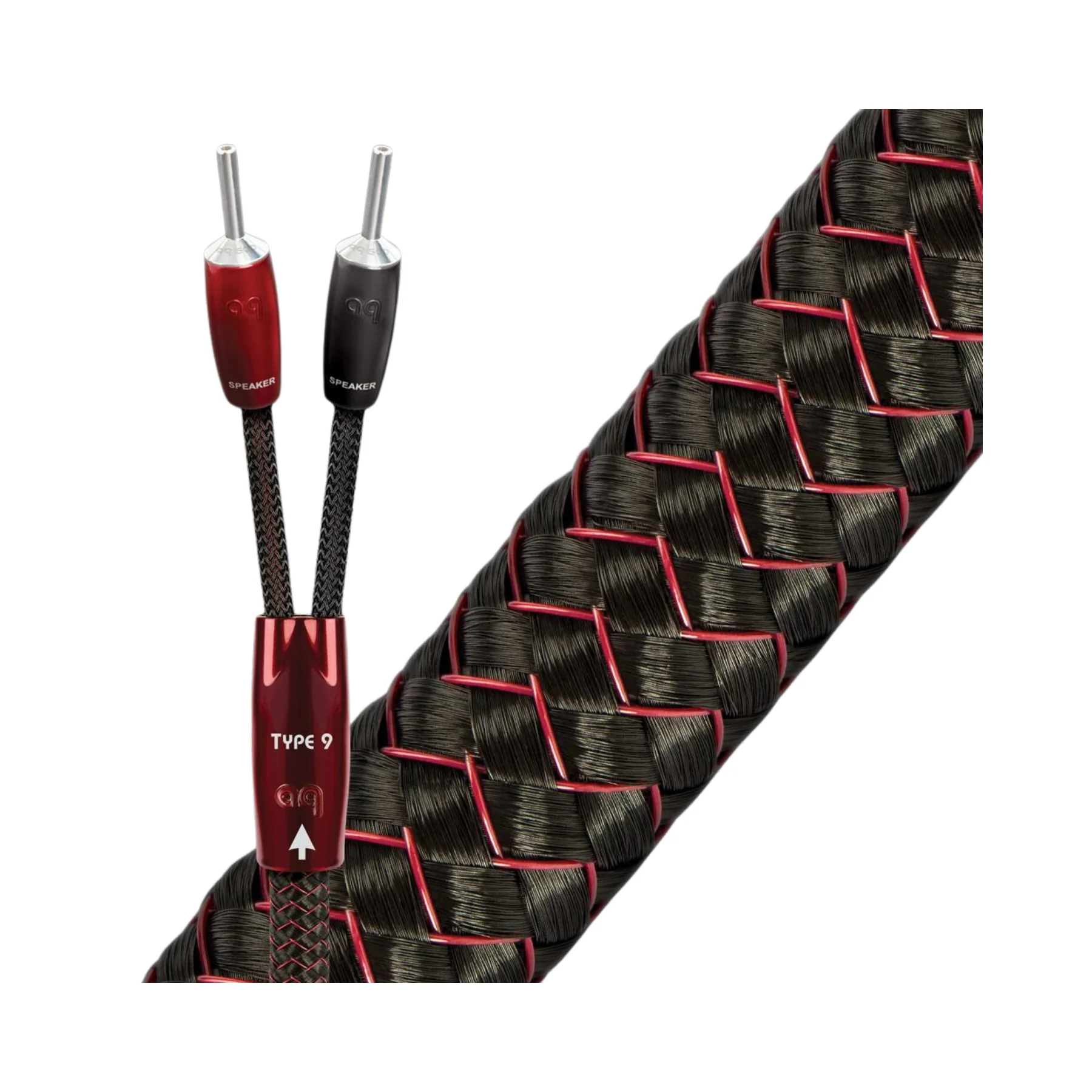 AudioQuest Type-9 Speaker Wire with Banana Plugs (10FT) - Discontinued - Clearance / Open Box