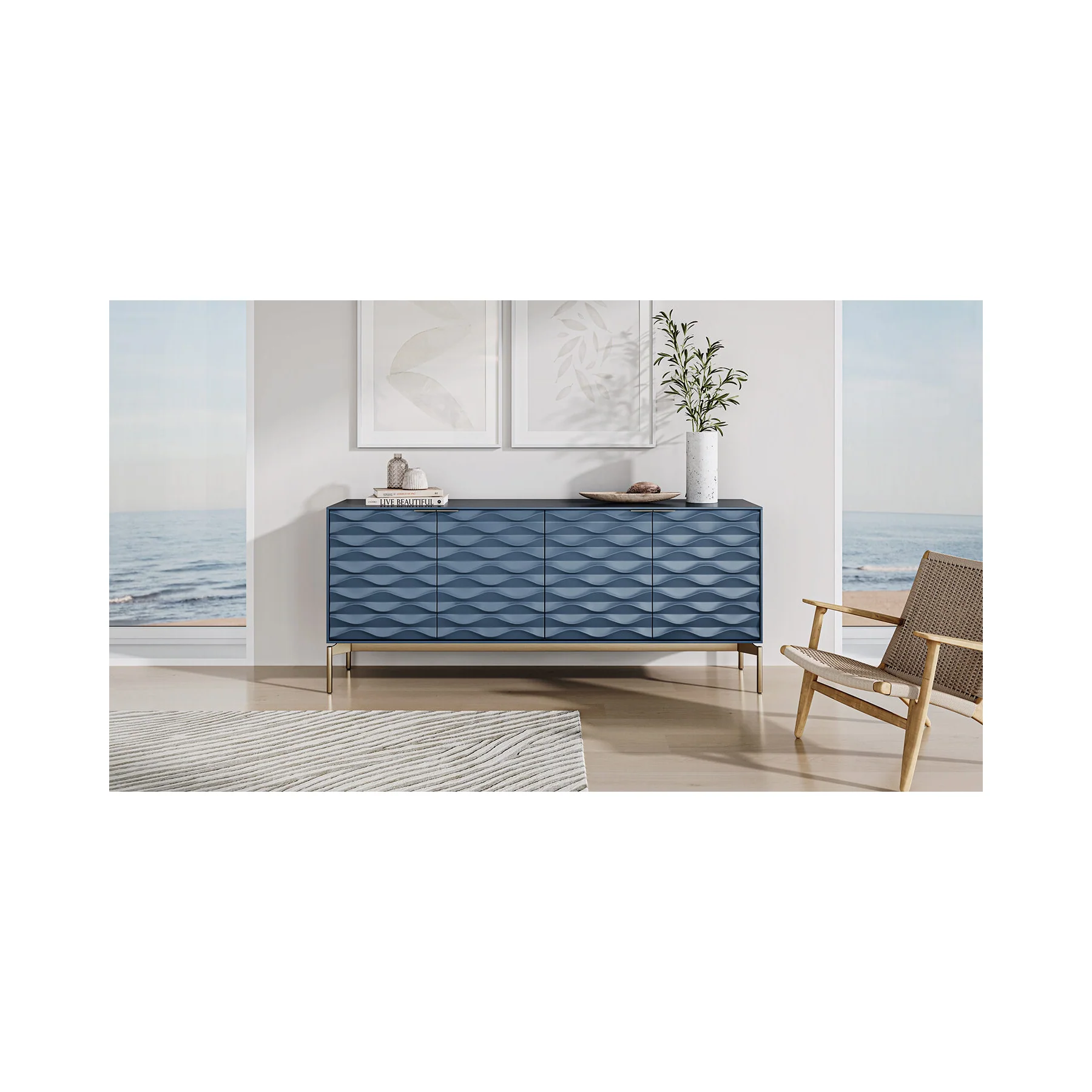 BDI 7629 Ripple Storage Credenza - Image 6