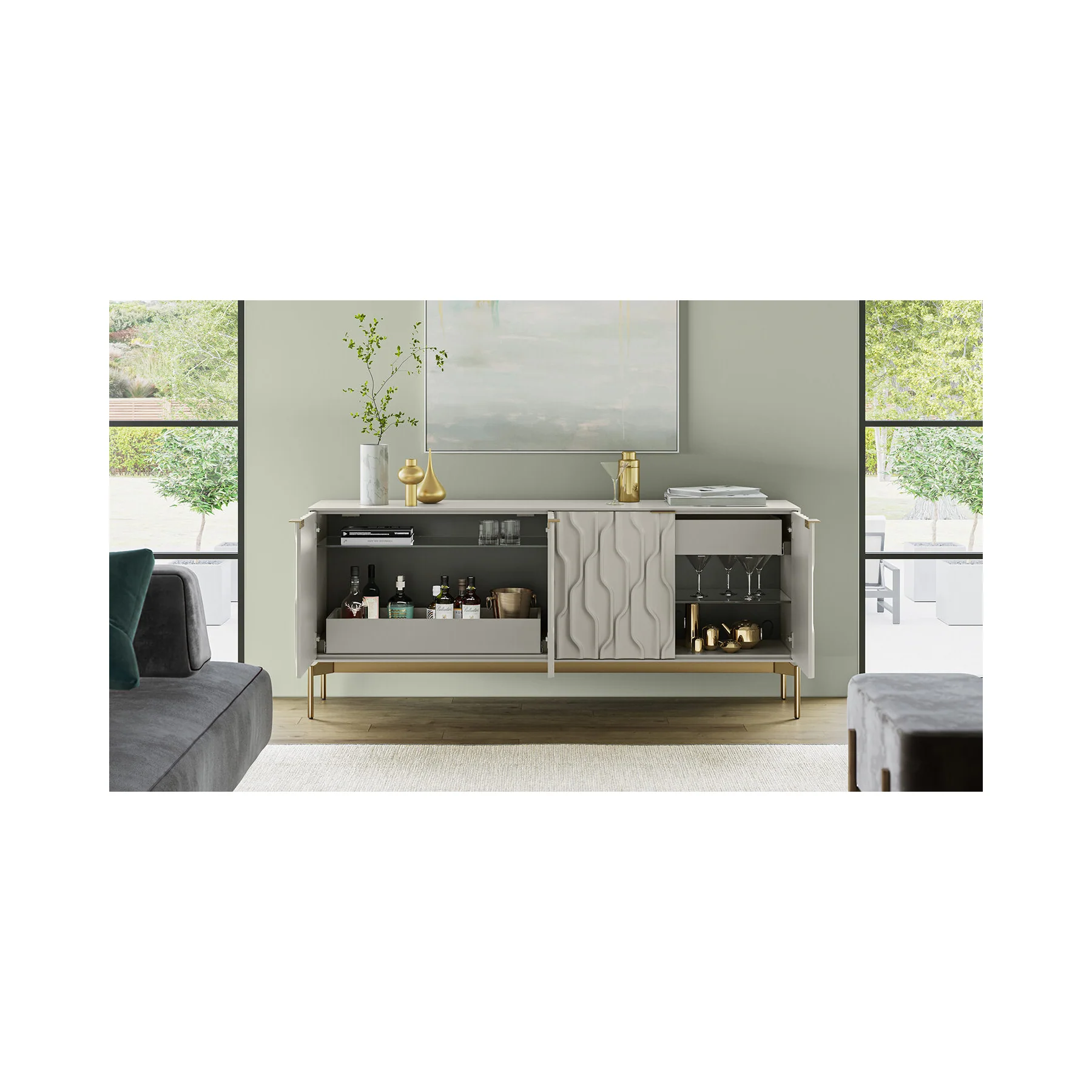 BDI 7639 Messa Storage Credenza - Image 3