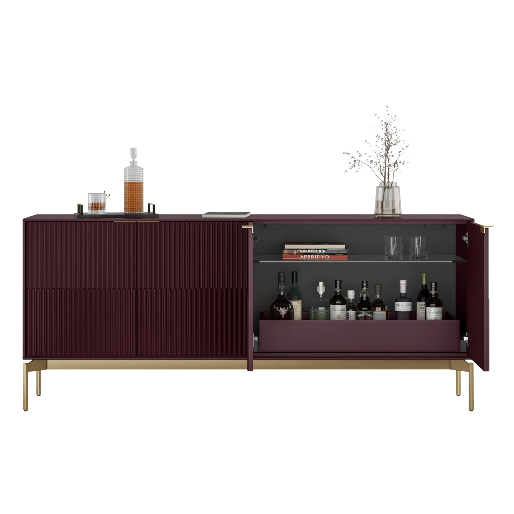 BDI 7649 Zig Modern Storage Credenza - Image 5