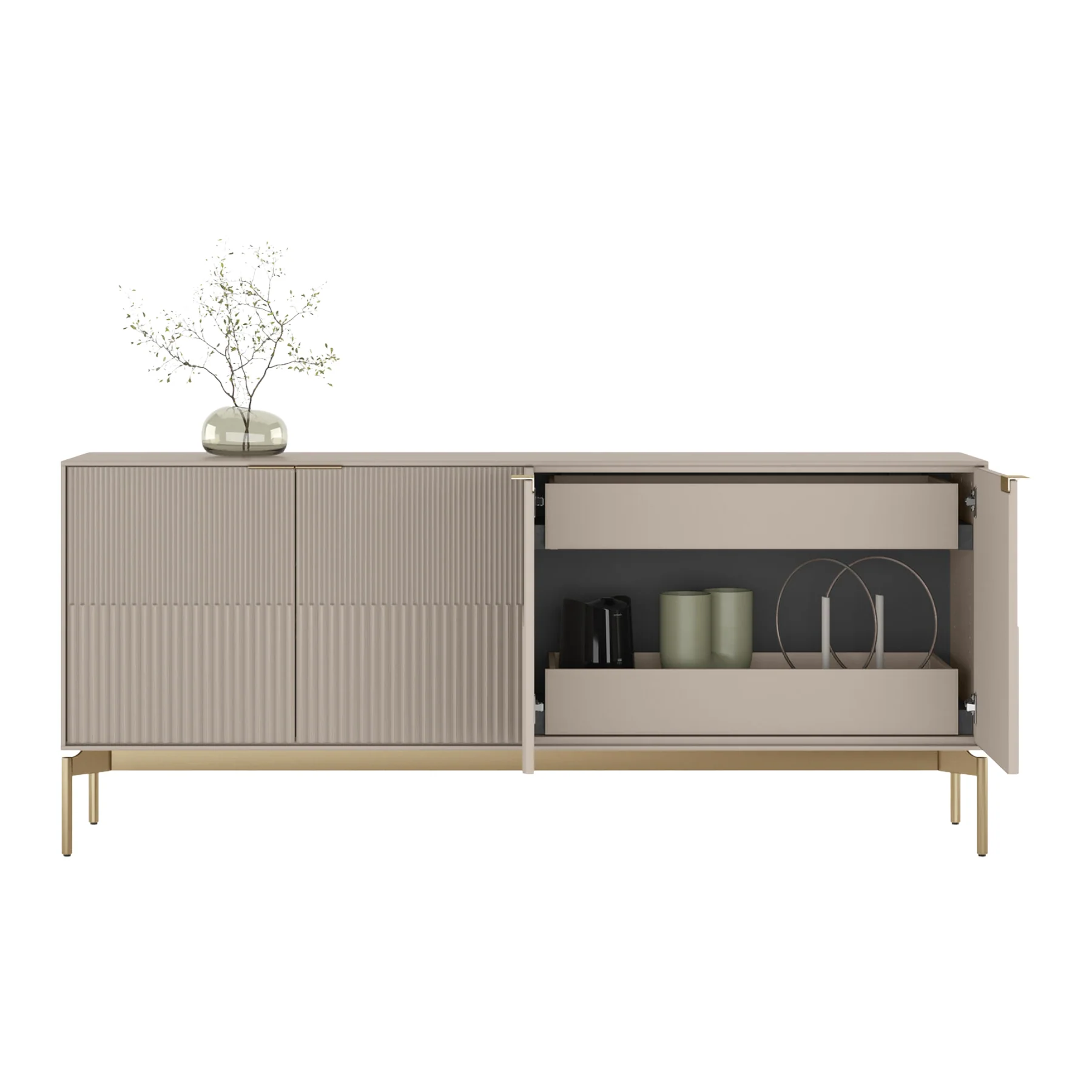 BDI 7649 Zig Modern Storage Credenza - Image 6