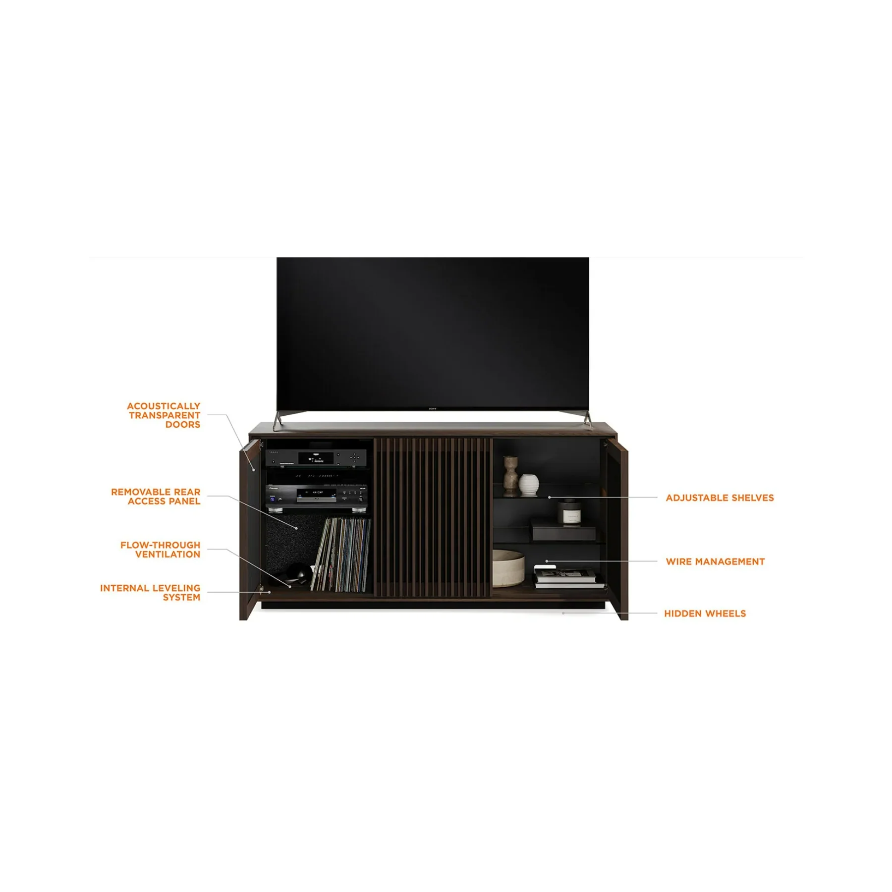 BDI 8477 Profile Media Storage Console - Image 5