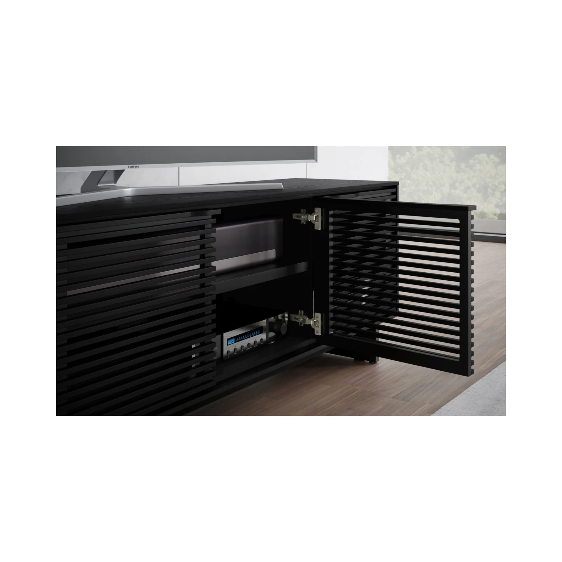 BDI Align 7477 Media Console (Ebonized Ash) - Image 9