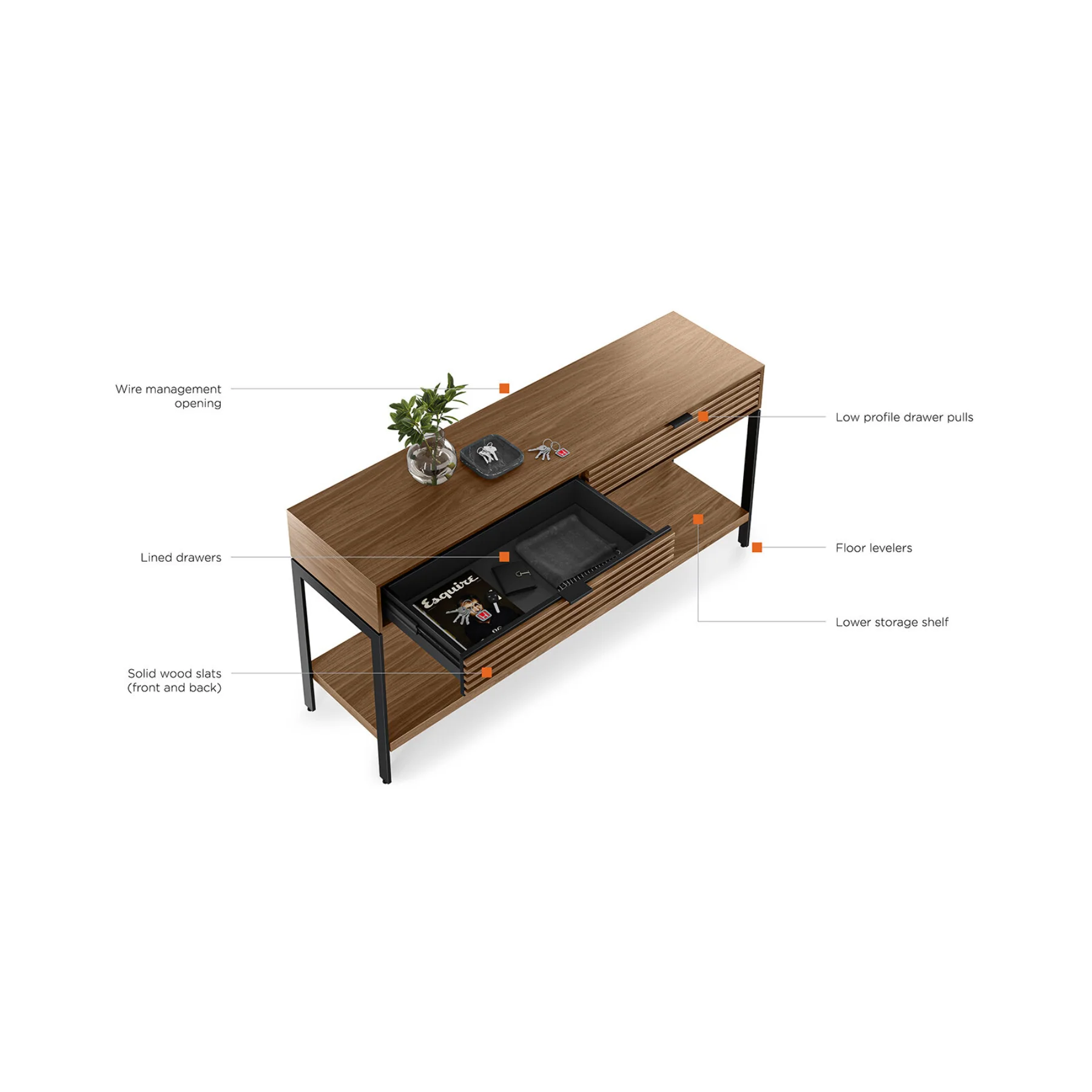 BDI Cora 1173 Console Table - Image 3