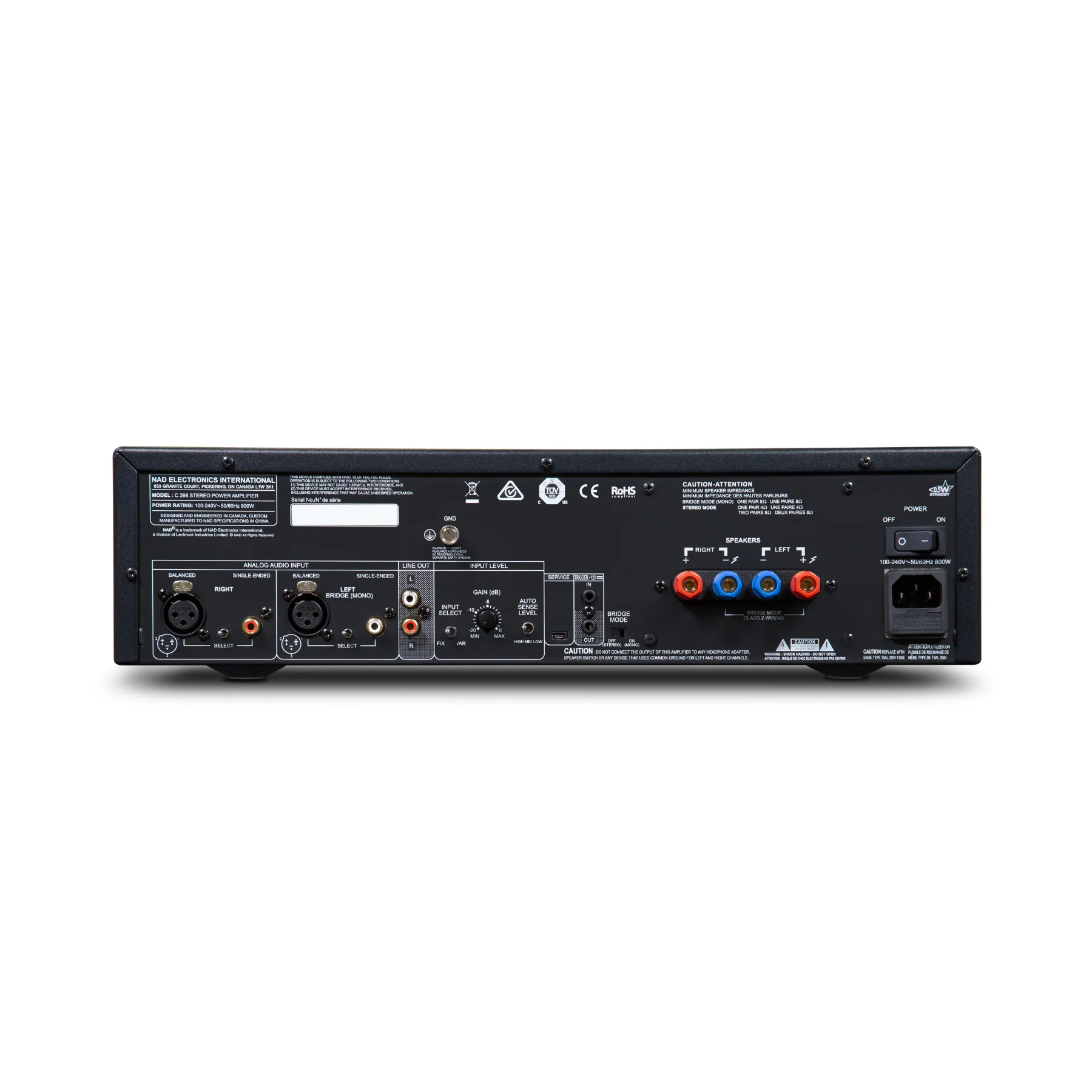 NAD C 298 Stereo Power Amplifier - Image 2