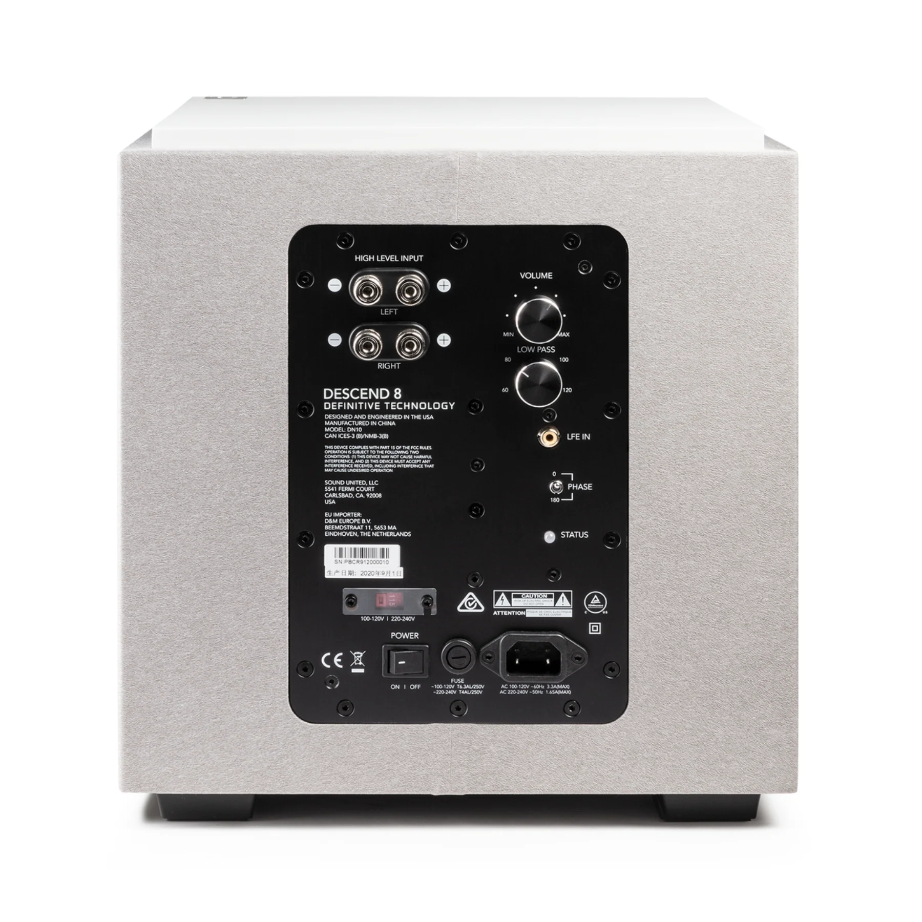 Definitive Technology Descend Series DN8 - 8" Subwoofer - Clearance / Open Box - Image 10