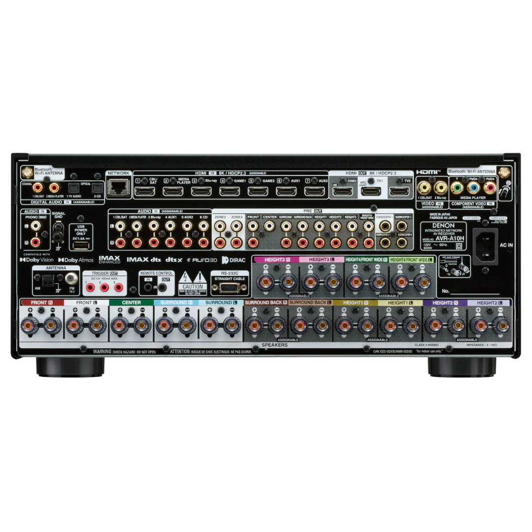 Denon AVR-A10H 13.4 Ch 8K AV Receiver with HEOS - Image 3