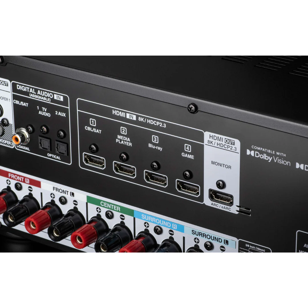 Denon AVR-S570BT 5.2 Ch. 8K AV Receiver - Image 5