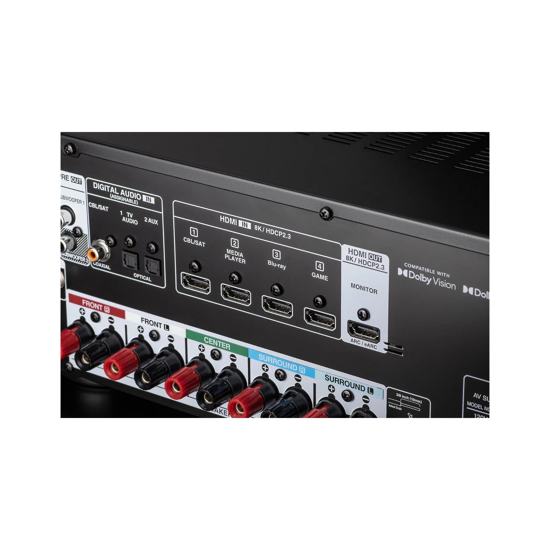 Denon AVR-S570BT 8K Video & Surround Sound 5.2 Ch. Receiver - Clearance/ Open Box - Image 4