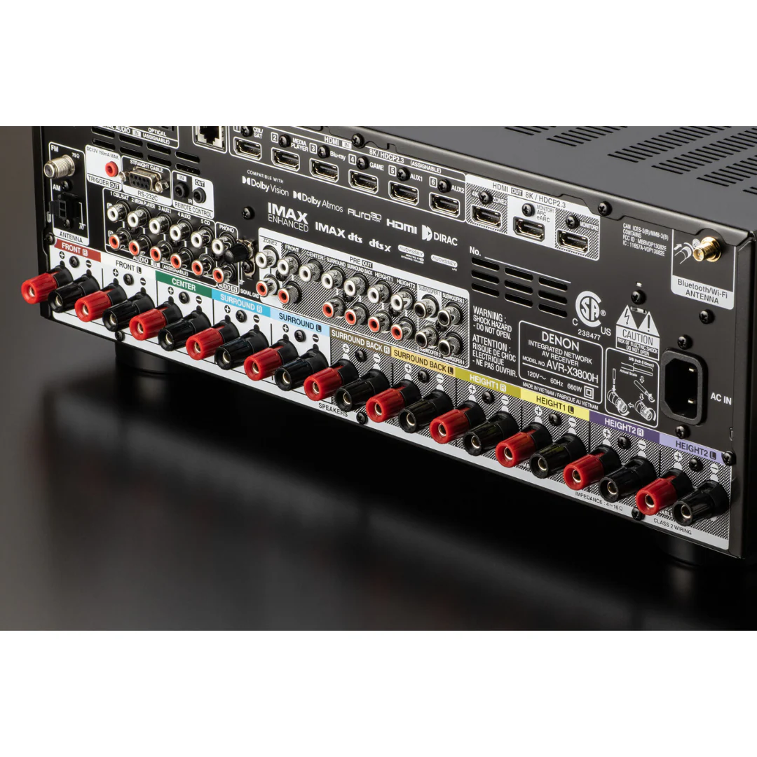 Denon AVR-X3800H 9.4 Ch. 8K AV Receiver - Image 3