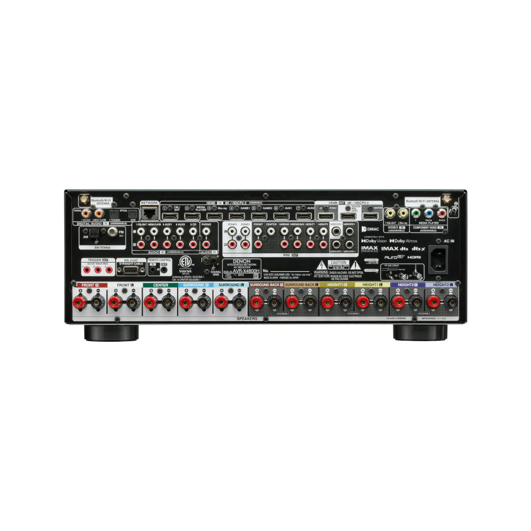Denon AVR-X4800H 8K video and 3D audio experience from a 9.4 channel receiver - Image 3