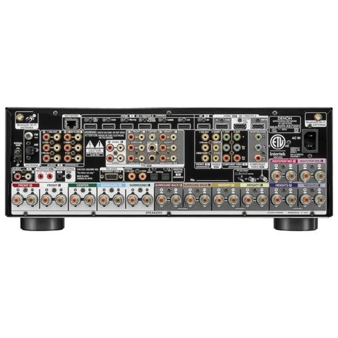 Denon AVR-X6700H - 11.2 Channel 8K AV Receiver - Clearance / Open Box - Image 2