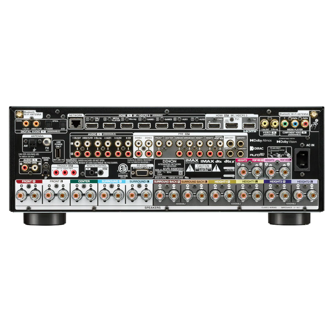 Denon AVR-X6800H 11.4 channel 8K AV Receiver - Image 3