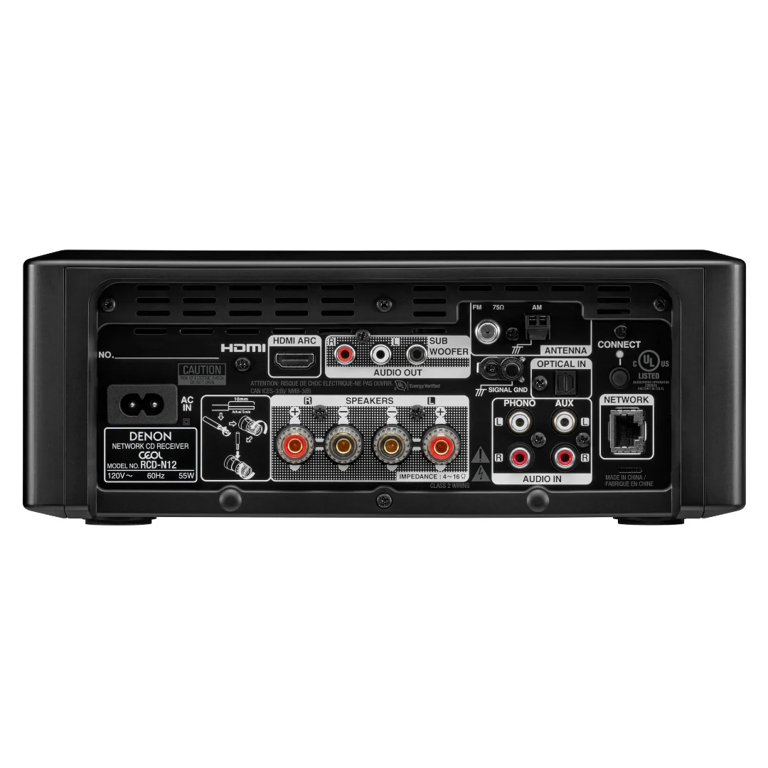 Denon RCD-N12 Mini all-in-one Hi-Fi system with CD player, radio, and HEOS® Built-in - Image 4