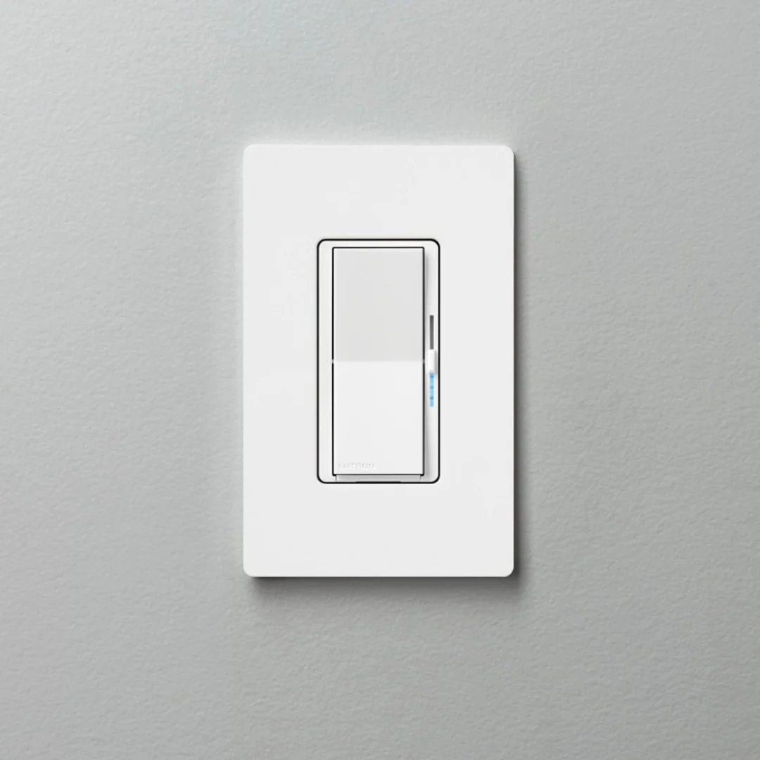 Lutron Diva Smart Dimmer Switch 3-Way Kit with Pico Paddle Remote and Wire Label Stickers | DVRF-PKG1D-WH | White - Image 3
