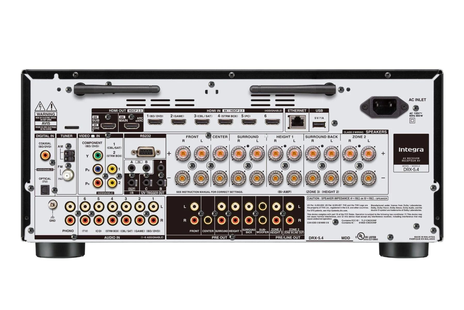 Integra DRX 5.4 - 9.2-Channel Network AV Receiver - Image 4