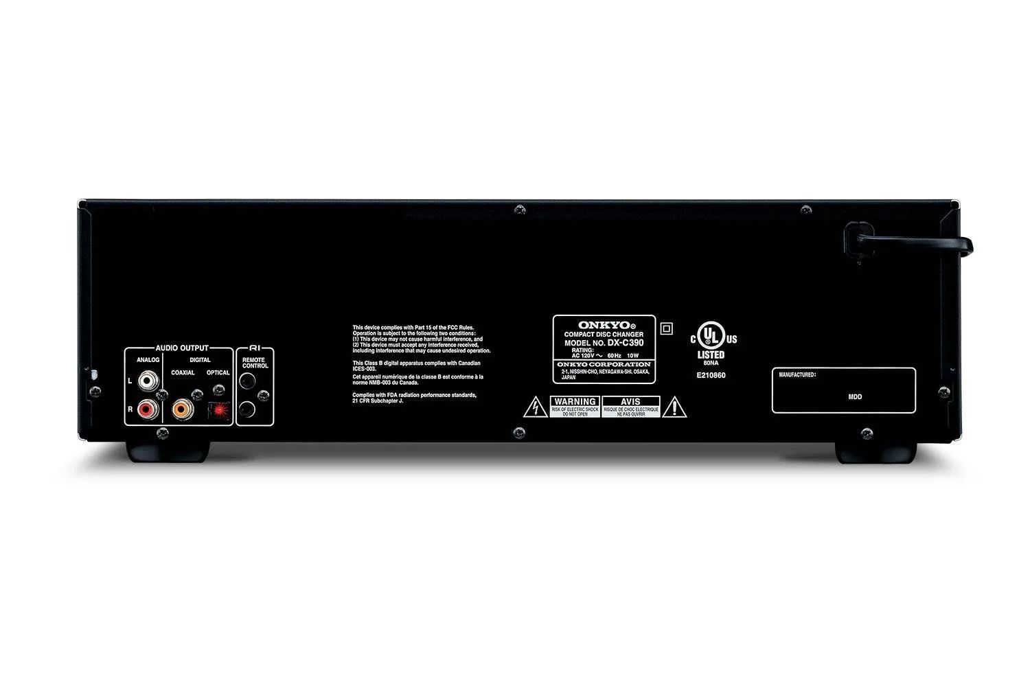 Onkyo DX-C390 6-Disc Carousel CD Changer - Image 2