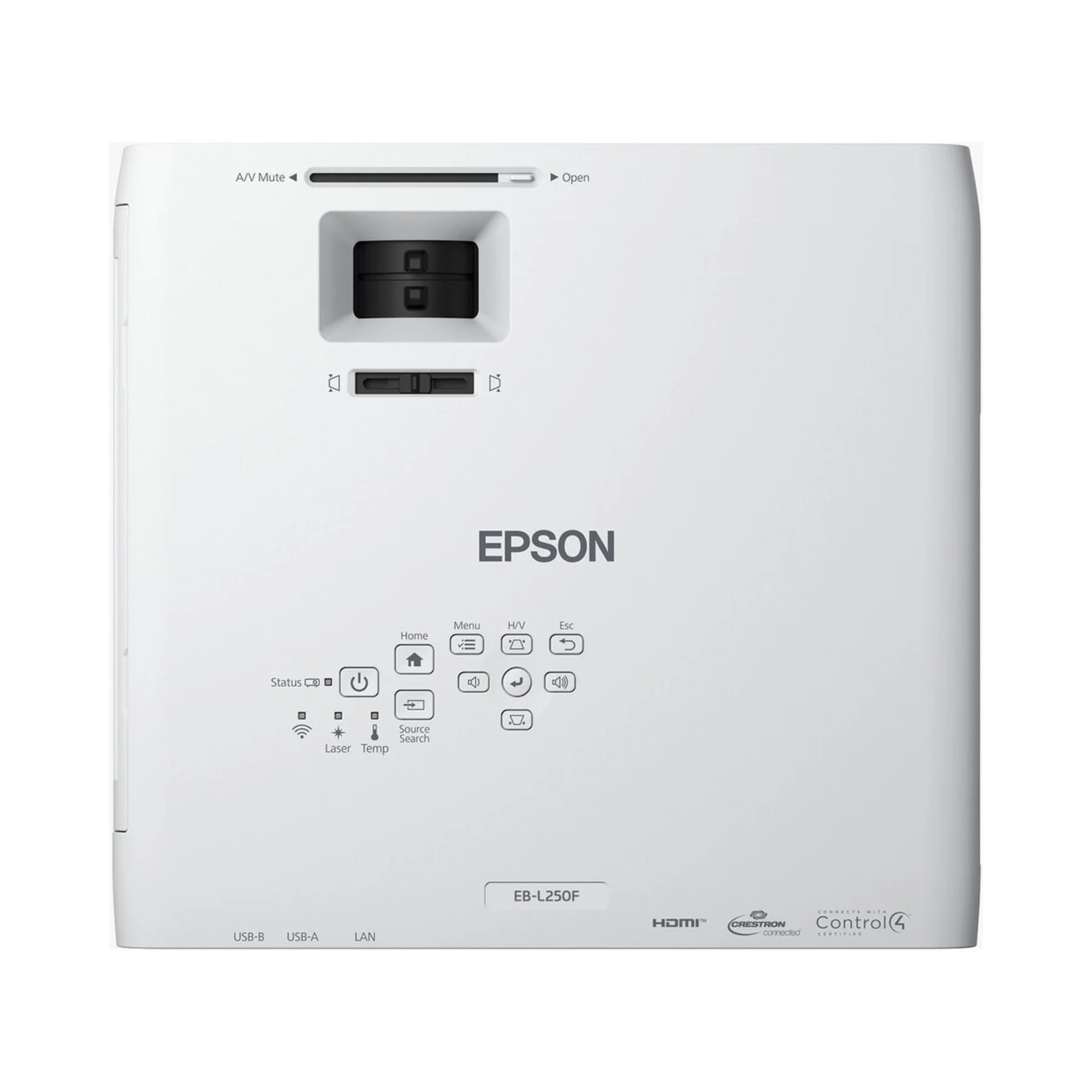Epson PowerLite L250F 1080p 3LCD Standard-Throw Laser Projector with Built-in Wireless - Clearance / Open Box - Image 4