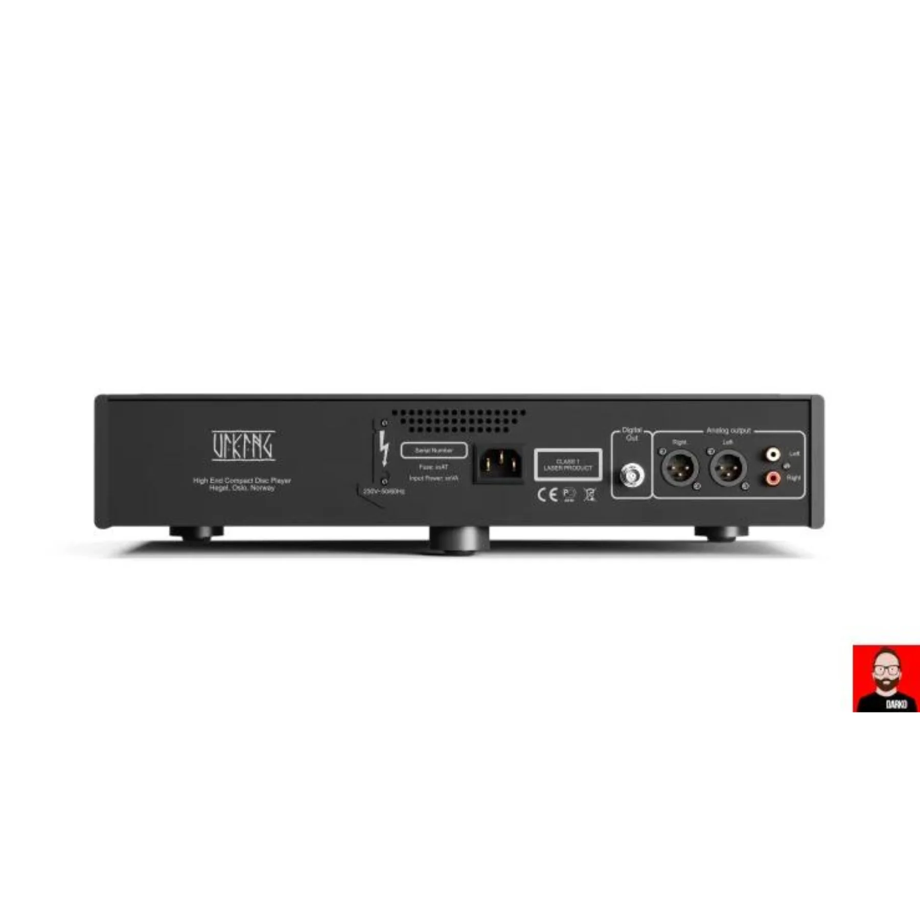Hegel B-Stock VIKING CD Player-Black - Image 2