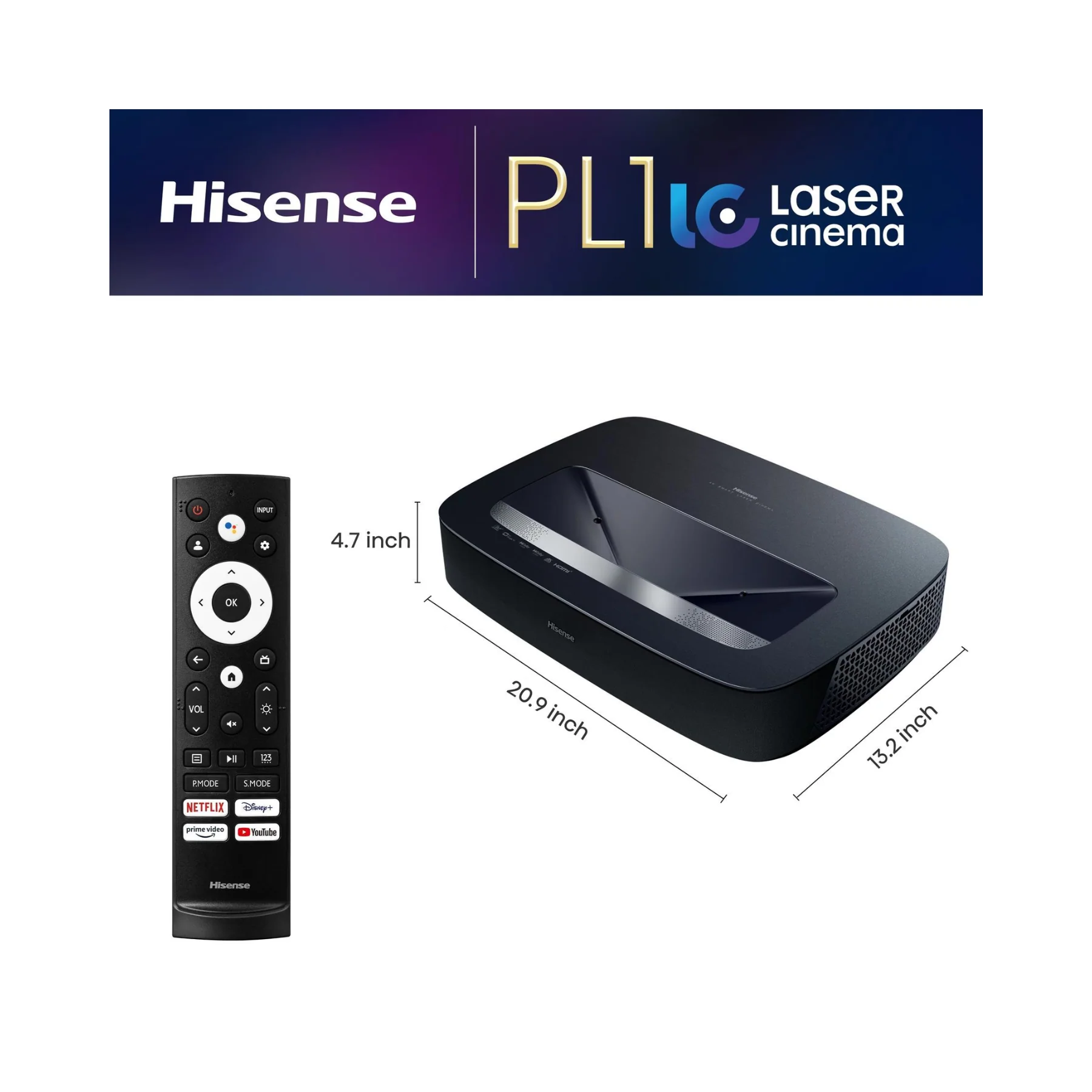 Hisense PL1 4K Ultra Short Throw Laser Cinema Projector - Clearance / Open Box - Image 9