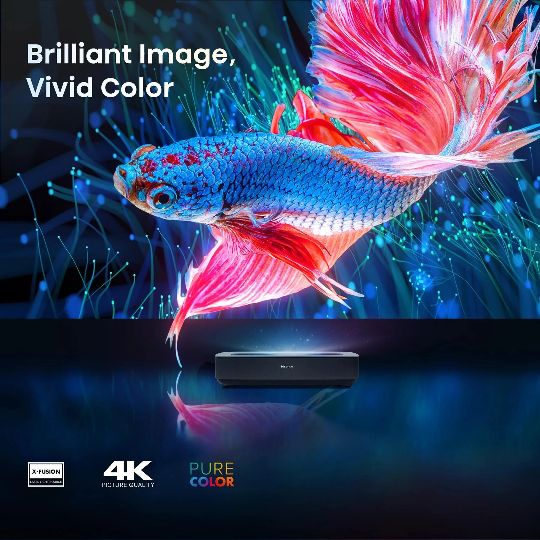 Hisense PL1 4K Ultra Short Throw Laser Cinema Projector - Image 3