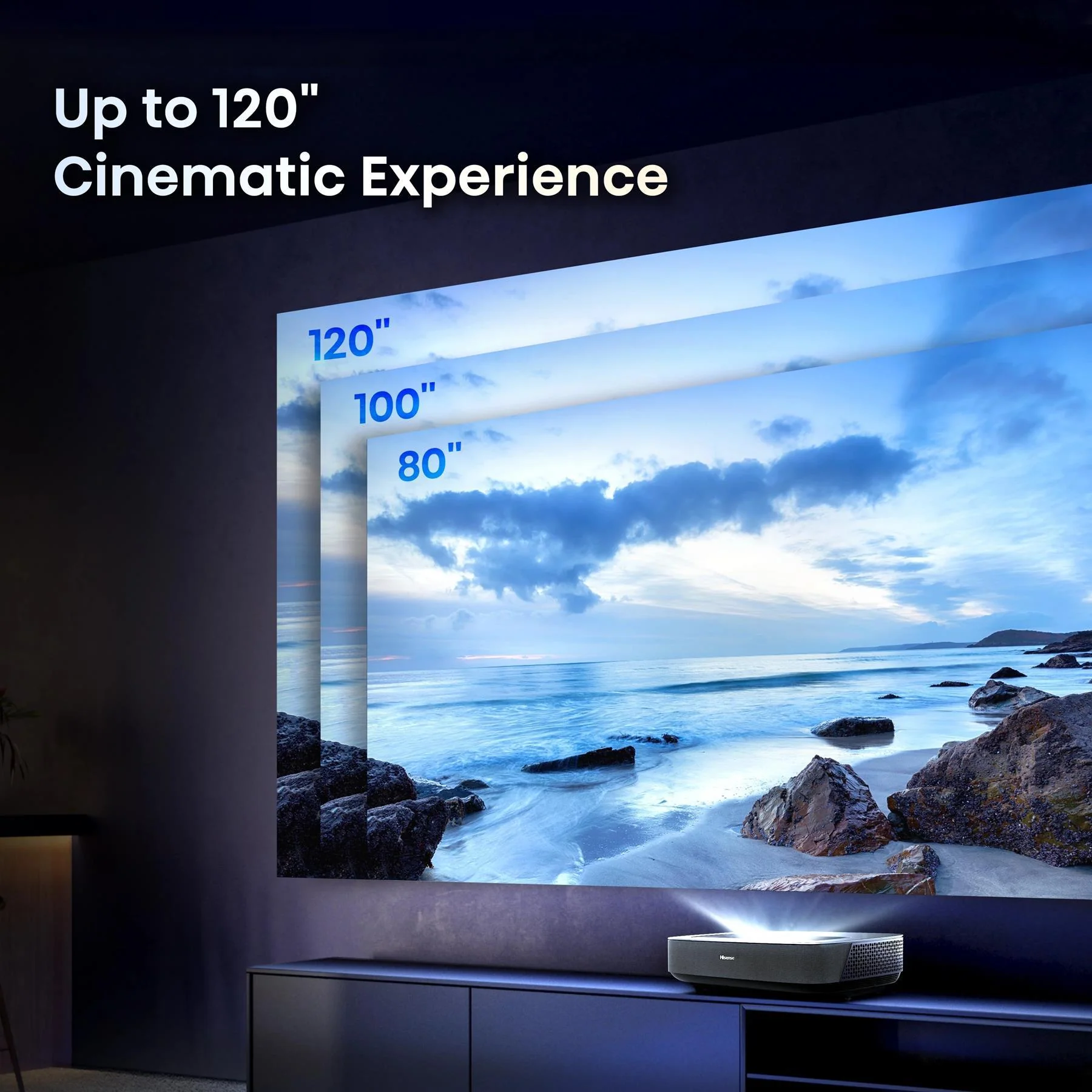 Hisense PL1 4K Ultra Short Throw Laser Cinema Projector - Image 4