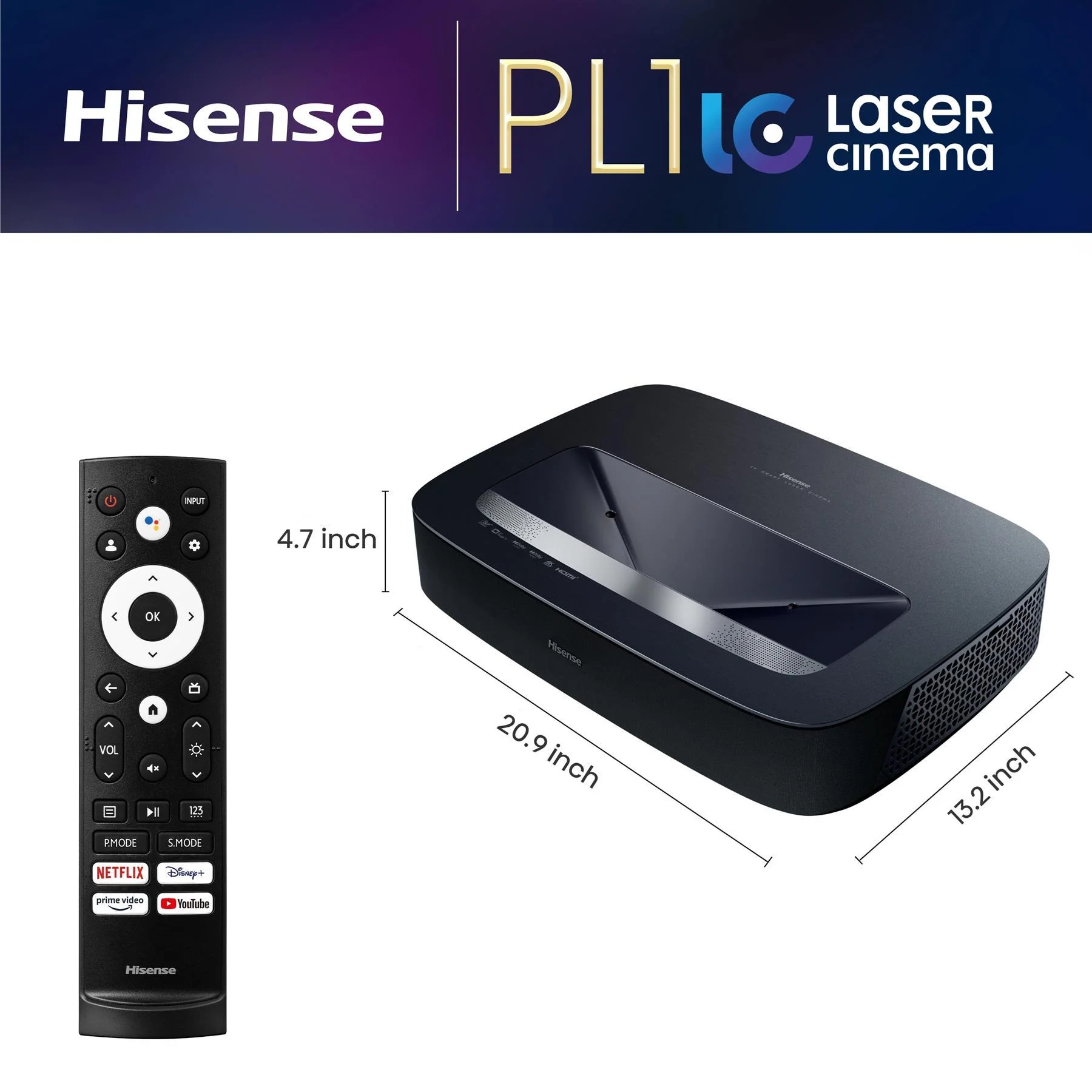 Hisense PL1 4K Ultra Short Throw Laser Cinema Projector - Image 9