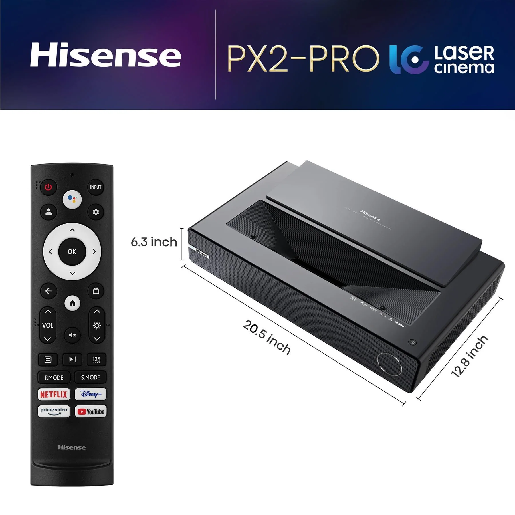 Hisense PX2-PRO TriChroma Ultra Short Throw 4K Laser Cinema Projector - Image 8