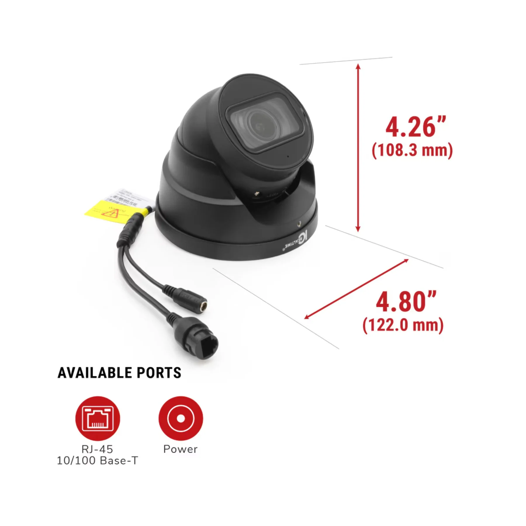 IC Realtime IPEL-E80V-IRB3 - 8MP Starlight Eyeball Network Camera - Clearance / Open Box - Image 6