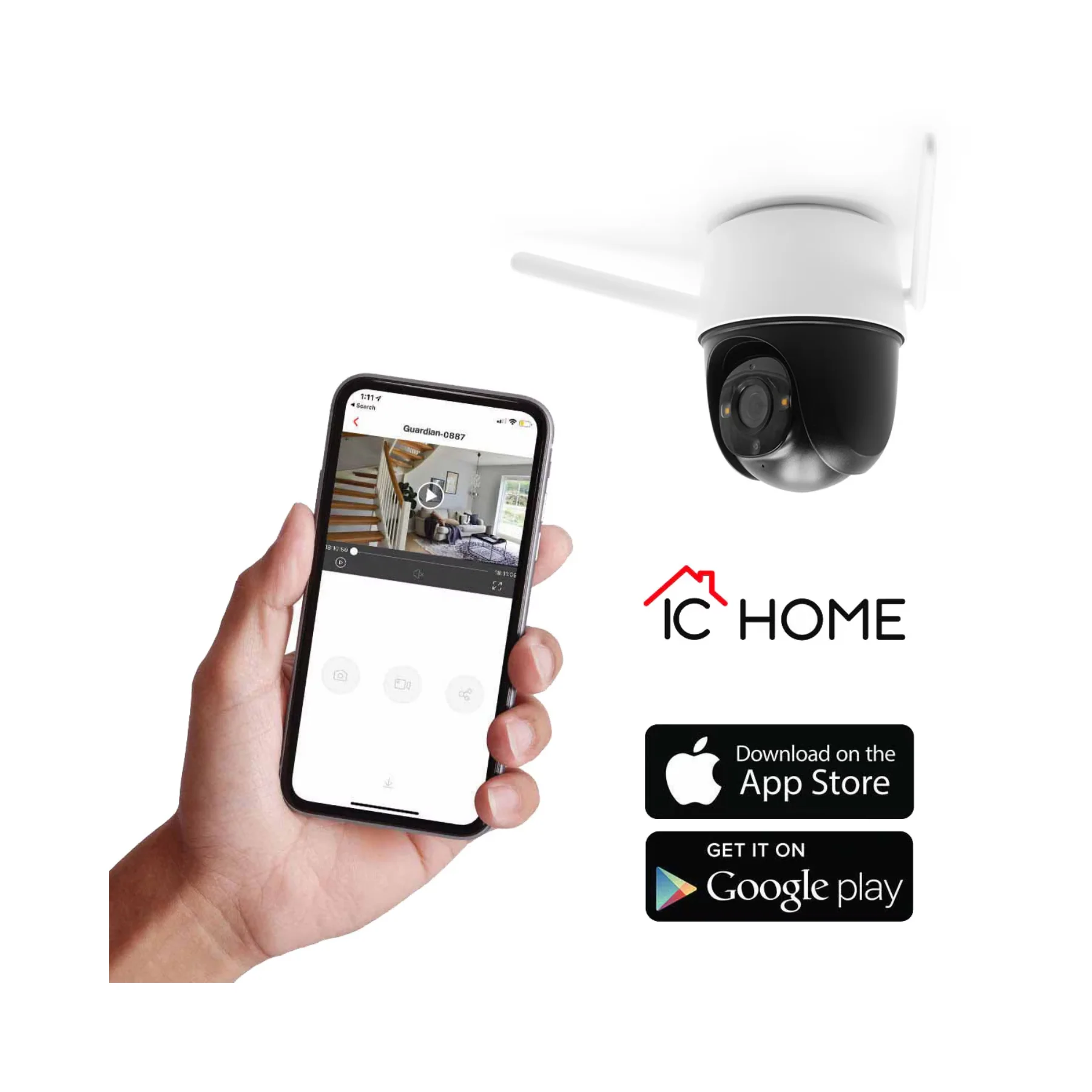 IC Realtime ORB-OUTDOOR - 360° WiFi Security Camera - Clearance / Open Box - Image 7