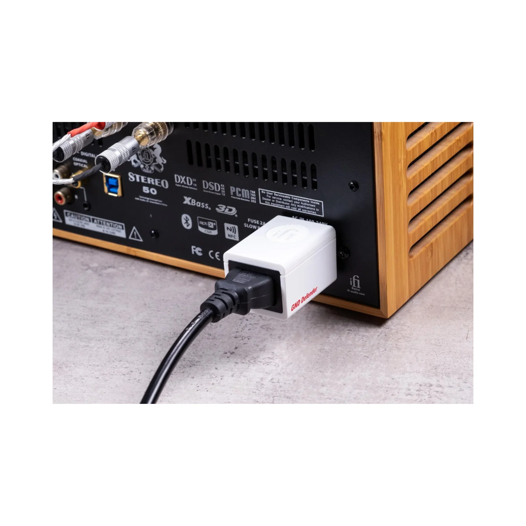 iFi Audio SilentPower - GND Defender - Intelligent Ground Control, IEC Connector Ground Loop Remover - Clearance / Open Box - Image 4